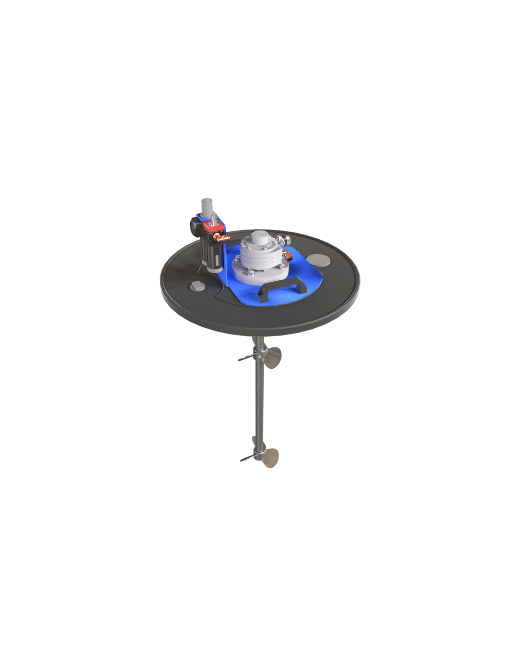 Barrel air mixer / Barrel pneumatic mixer MBPP-1000