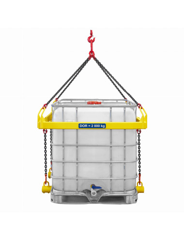Special sling for transporting IBC containers